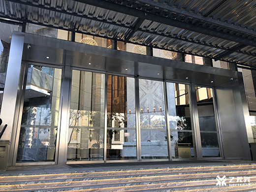 玻璃自动门完工验证交付使用